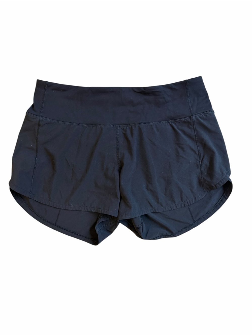 Lululemon Black Lined High Rise Shorts